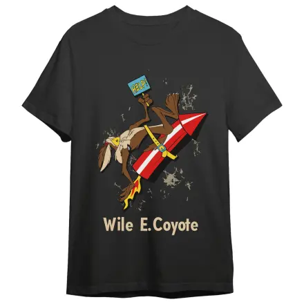 Looney Tunes Coyote Rocket Erwachsenen T-Shirt Produktfoto