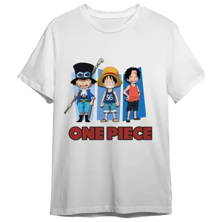 One Piece Sabo, Monkey D. Luffy & Ace Erwachsenen T-Shirt Produktfoto