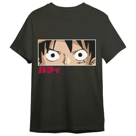 One Piece Monkey D. Luffy Eyes Erwachsenen T-Shirt Produktfoto