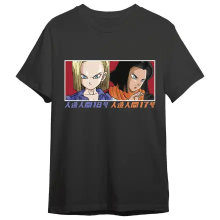 Dragon Ball Z C18 & C17 Eyes erwachsenes T-Shirt Produktfoto
