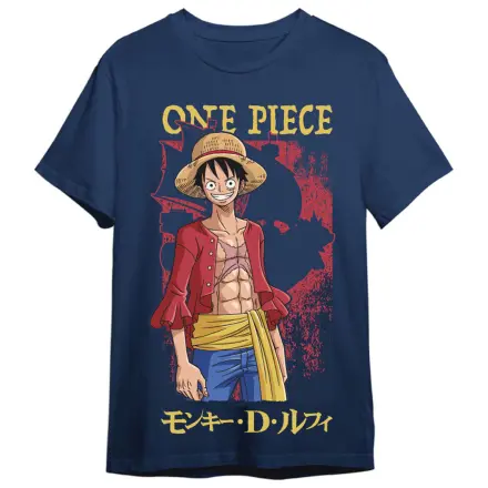 One Piece Monkey D. Luffy Erwachsenen T-Shirt Produktfoto