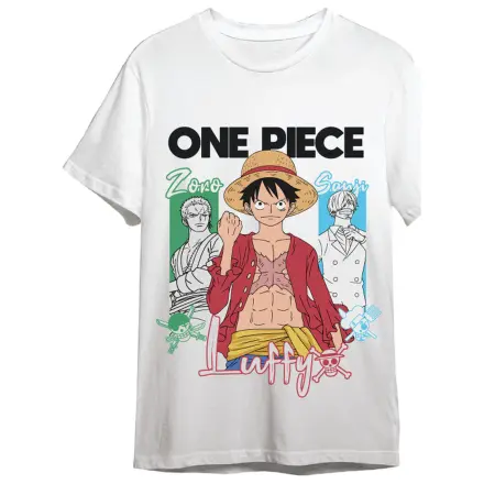 One Piece Monkey D. Luffy, Roronoa Zoro & Sanji Erwachsenen T-Shirt Produktfoto