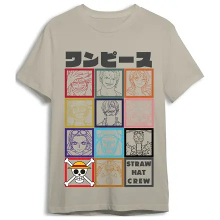 One Piece Straw Hat Crew erwachsenen T-Shirt Produktfoto