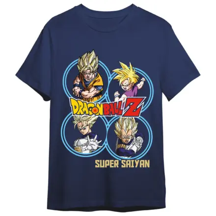 Dragon Ball Z Super Saiyans Erwachsenen T-Shirt Produktfoto