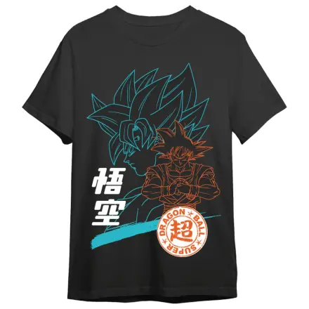 Dragon Ball Super Goku Silhouetten Erwachsenen T-Shirt Produktfoto