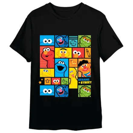 Sesame Street Characters Erwachsenen T-Shirt Produktfoto
