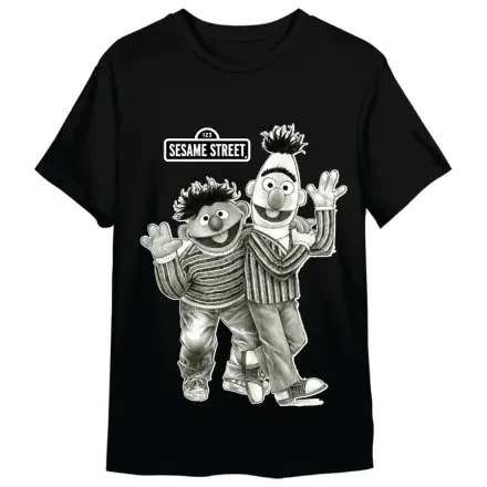 Sesame Street Ernie und Bert Erwachsenen T-Shirt Produktfoto