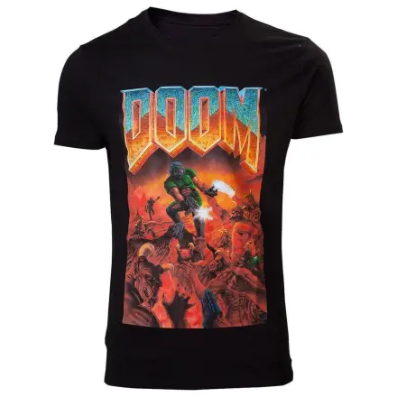 DOOM T-Shirt Classic Boxart Produktfoto