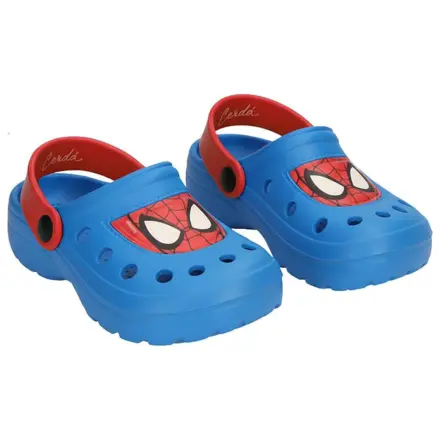 Spider-Man Eyes Blue Kinder Hausschuhe, Clogs Produktfoto