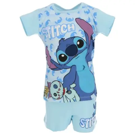 Stitch Scrump Blue kurze Kinder Pyjamas Produktfoto