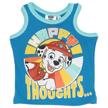 Paw Patrol Happy Thoughts Blau Kinder Kurzarm T-Shirt, Top Produktfoto