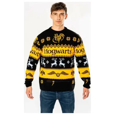 Harry Potter Christmas Pullover Deluxe Hogwarts Gestrickt Produktfoto