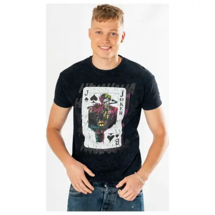 DC Comics T-Shirt The Joker Acid Wash Playing Card Produktfoto