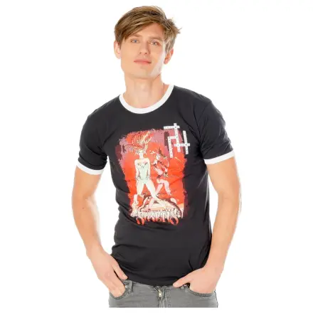 Gotham City Sirens T-Shirt Kreuzworträtsel Black Ringer Produktfoto