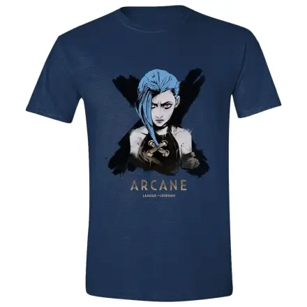Arcane T-Shirt Jinx Portrait Produktfoto
