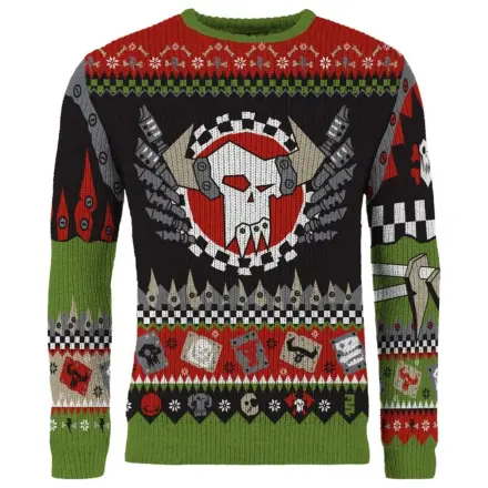Warhammer 40,000 Ork Weihnachtspullover Produktfoto