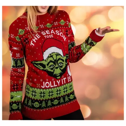 Star Wars Weihnachtspullover Yoda Produktfoto