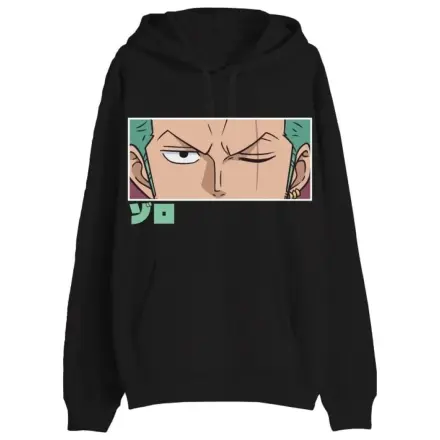 One Piece Pullover Roronoa Zoro Augen Schwarz Produktfoto