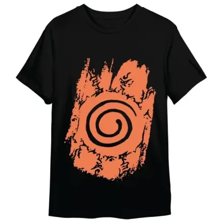 Naruto Shippuden T-Shirt Retro Logo Schwarz Produktfoto