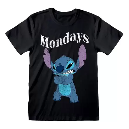 Lilo & Stitch T-Shirt Stitch Mondays Schwarz Produktfoto
