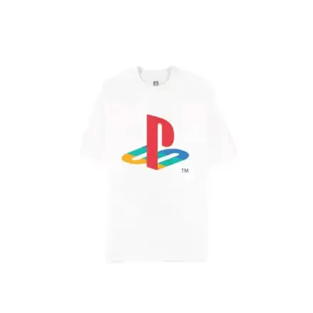 PlayStation T-Shirt Logo White Loose Fit Produktfoto