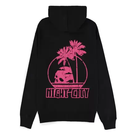 Cyberpunk 2077 Reißverschluss Kapuzenpullover Night City Produktfoto