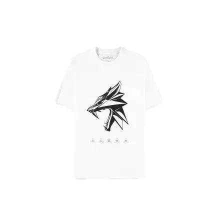 The Witcher Wild Hunt T-Shirt Wolf Head Produktfoto