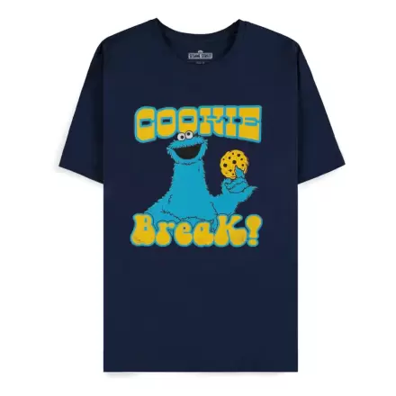 Sesame Street T-Shirt Cookie Monster Navy Cookie Break Produktfoto