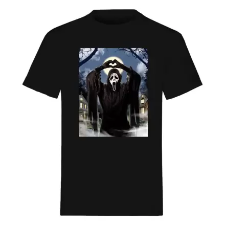 Scream T-Shirt Ghost Face Hearts T-Shirt Produktfoto