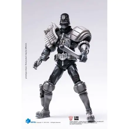 2000 AD Exquisite Mini Actionfigur 1/18 Black and White Judge Dredd 10 cm Produktfoto