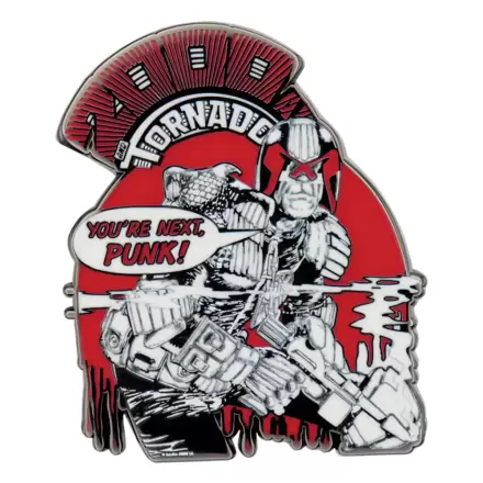 2000 AD Pin Anstecker Judge Dredd You're Next Punk Limitierte Auflage Produktfoto
