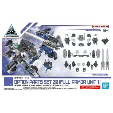 30MM 1/144 Optionale Teile Set 20 (Full Armor Unit 1) Modellbausatz Produktfoto