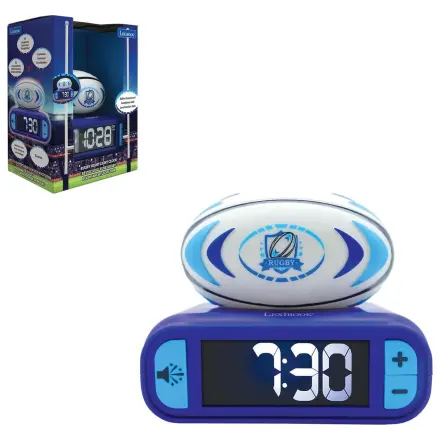 3D Rugby ball digitale Wecker mit Nachtlicht Produktfoto