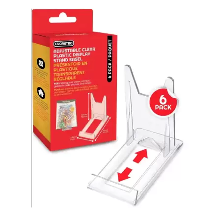 Verstellbarer Staffelei-Ständer 6er-Pack Kompatibel mit Video Game Cases Produktfoto