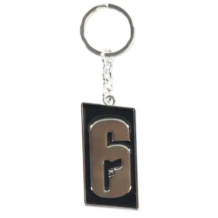 6-Siege Logo Metall Schlüsselanhänger Produktfoto