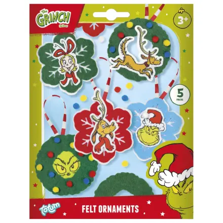 The Grinch Dr. Seuss Weihnachtsbaumschmuck 5-teiliges Set Produktfoto