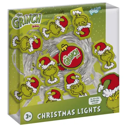 The Grinch Dr Seuss Christmas LED Lichterketten Produktfoto