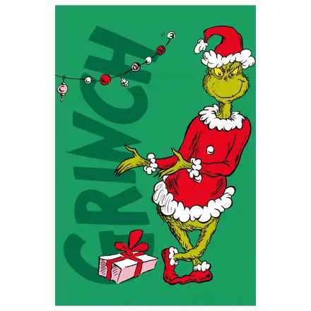 The Grinch Merry Presents Microfleece Decke 100x150cm Produktfoto