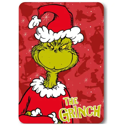 The Grinch Rote Weihnachts Fleece Decke 100x140cm Produktfoto