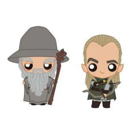 Herr der Ringe Pokis Minifiguren Gandalf & Legolas 6 cm Produktfoto