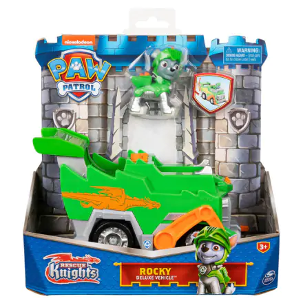 Paw Patrol Rescue Knights Rocky Fahrzeug Produktfoto