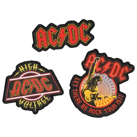 AC/DC Set aus 3 Aufnähern Produktfoto