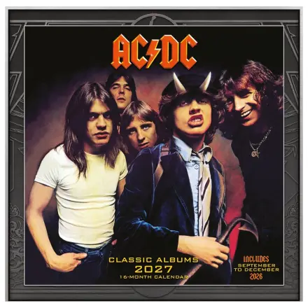 AC/DC Kalender Albums 2027 30 x 30 cm Produktfoto