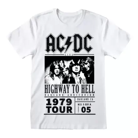 AC/DC T-Shirt Highway To Hell 1979 Tour White termékfotója