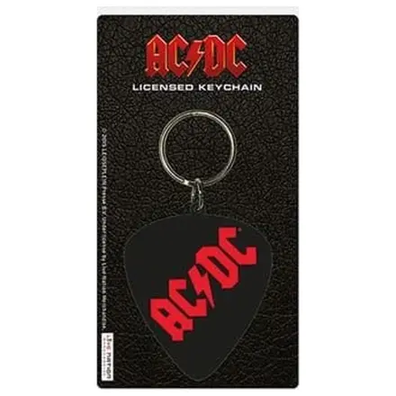 AC/DC PVC Schlüsselanhänger Plektrum Produktfoto