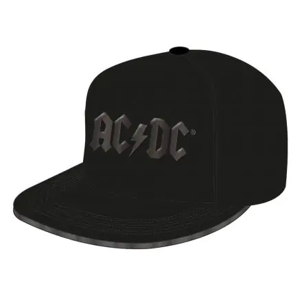 ACDC Snapback Cap Shiny Black Logo Produktfoto