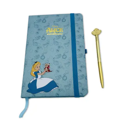 Alice in Wonderland Premium Pack A5 Notizbuch + Stift Produktfoto