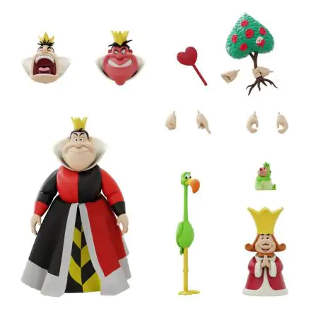 Alice im Wunderland Disney Ultimates Actionfigur Queen of Hearts 18 cm Produktfoto