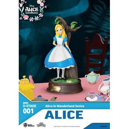 Alice im Wunderland Mini Diorama Stage PVC Statue Alice 10 cm termékfotója