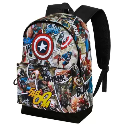 Marvel Captain America Comic Anpassungsfähig Rucksack 44cm Produktfoto